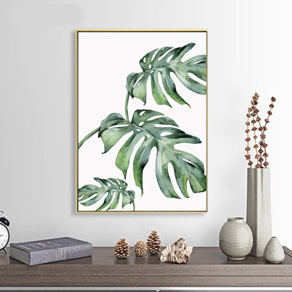 Scandinavian Style Tropical Plants Poster