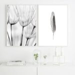 Nordic Black and White Wall Poster