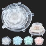 Kitchen Universal Silicone Bowl Cover Set 6 Pcs