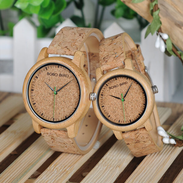 Bamboo Handmade His and Hers Watches