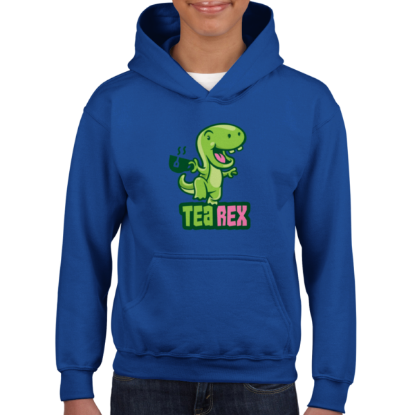 "Tea Rex" Classic Kids Pullover Hoodie