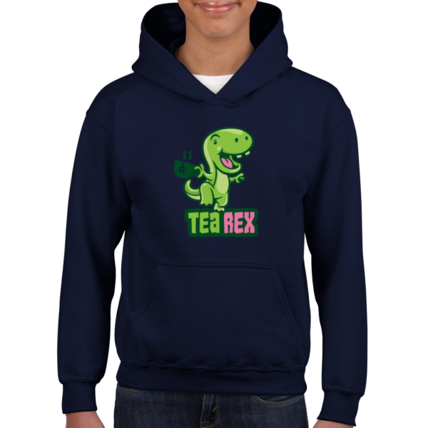 "Tea Rex" Classic Kids Pullover Hoodie