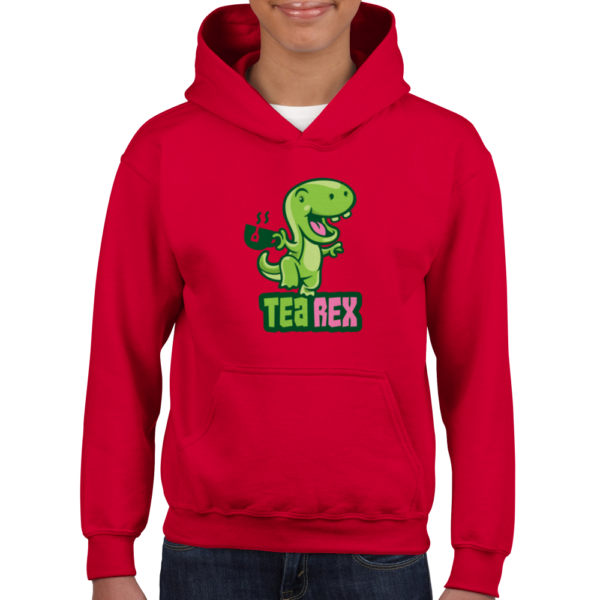 "Tea Rex" Classic Kids Pullover Hoodie