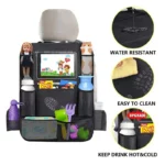 Car Back Seat Organizer with Touch Screen Tablet Holder