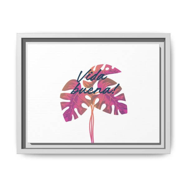 Vida buena! Matte Canvas, Framed (Multi-color)