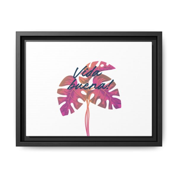 Vida buena! Matte Canvas, Framed (Multi-color)